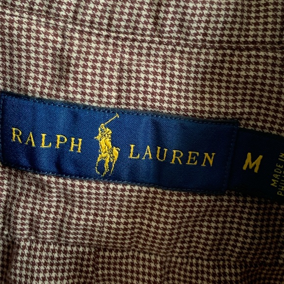 Ralph Lauren Plaid Long Sleeve Button Down Shirt - Picture 3 of 4
